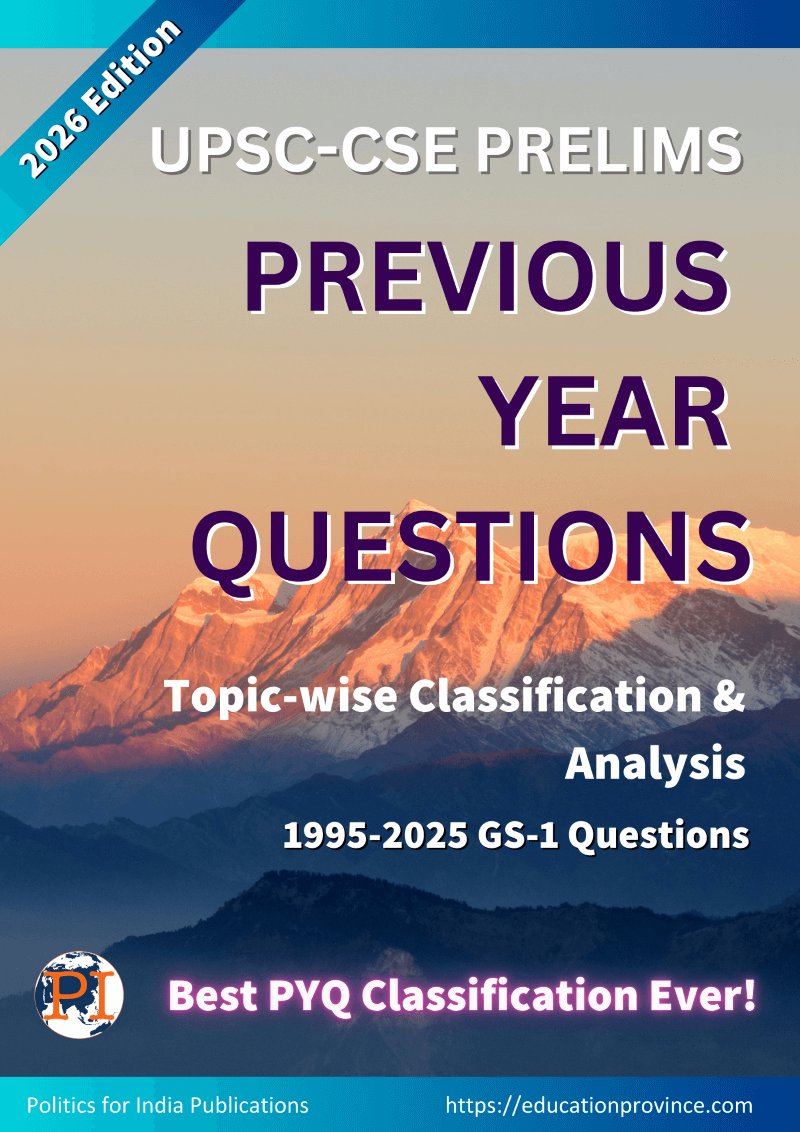 UPSC Prelims Topicwise PYQ Book